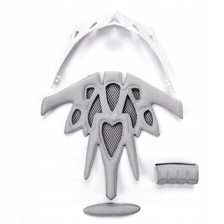 Kask rowerowy regulowany METEOR GRUVER blue/white r.L 58-61 cm