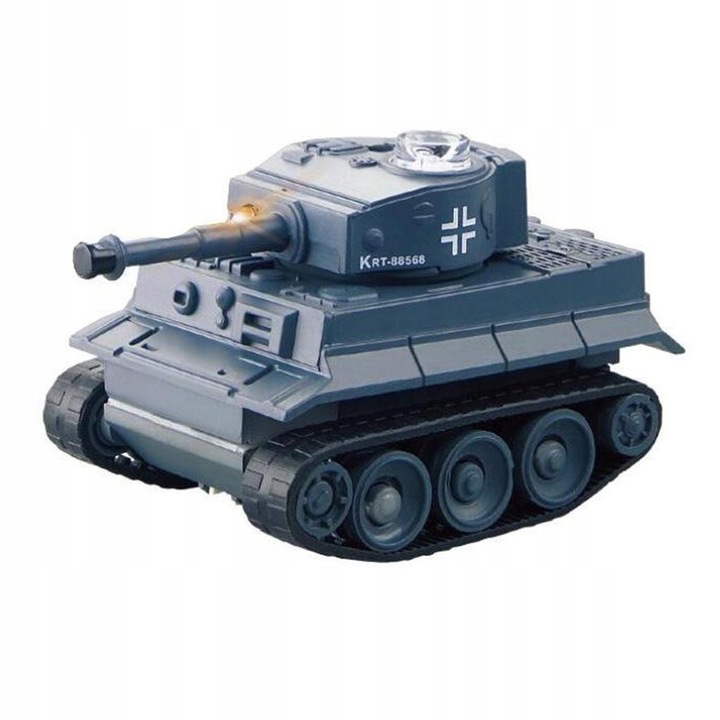Mini RC Battle Tank Crawler ze zdalnym szarym