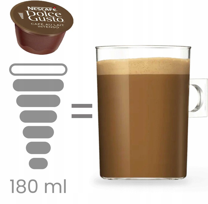 Kapsułki Dolce Gusto Cafe Au Lait Intenso 48 kaw
