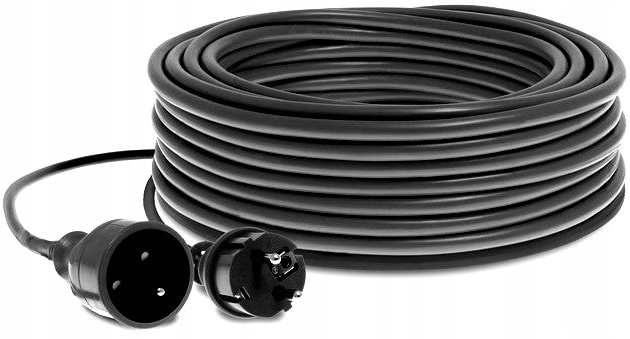 PRZEDŁUŻACZ BUDOWLANY OGRODOWY 3 x 2,5mm 50m GRUBY
