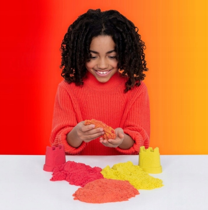 Piasek Kinetyczny 5KG Piaskownica Basen Foremki Zestaw XXL WYBIERZ KOLORY