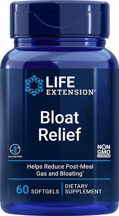 Bloat Relief, 60 kaps. Life Extension