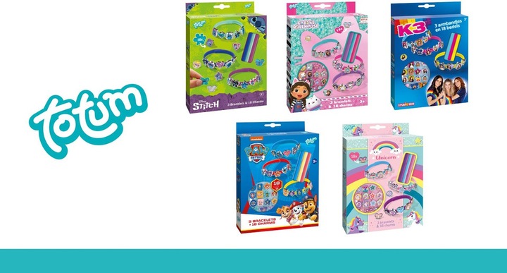 Totum zestaw kreatywny do robienia bransoletek z charmsami Stitch Stich