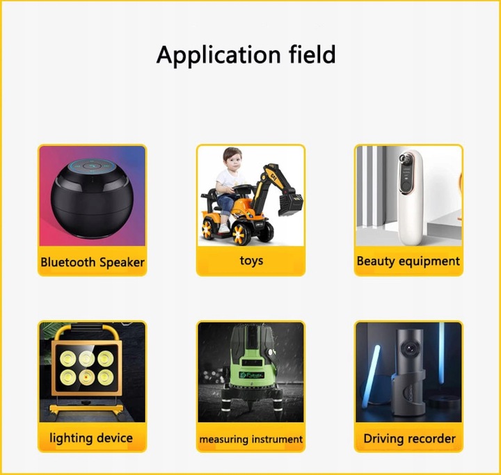 Bateria litowa 3,7 V 250 mAh 502030 | Obwód ochronny | Dla TWS