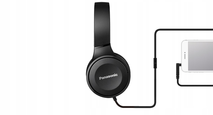 Panasonic RP-HF100M Słuchawki nauszne z mikrofonem