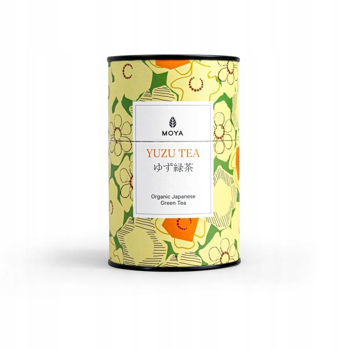Moya Yuzu Tea organiczna japońska zielona herbata liściasta 60g