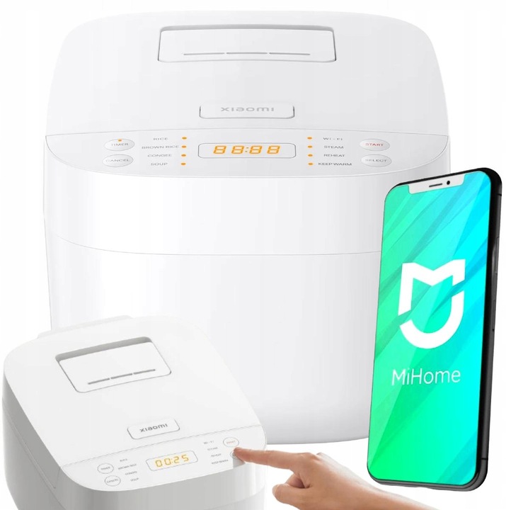 RYŻOWAR Xiaomi Smart Multifunctional Rice Cooker TIMER WiFi APLIKACJA 3L