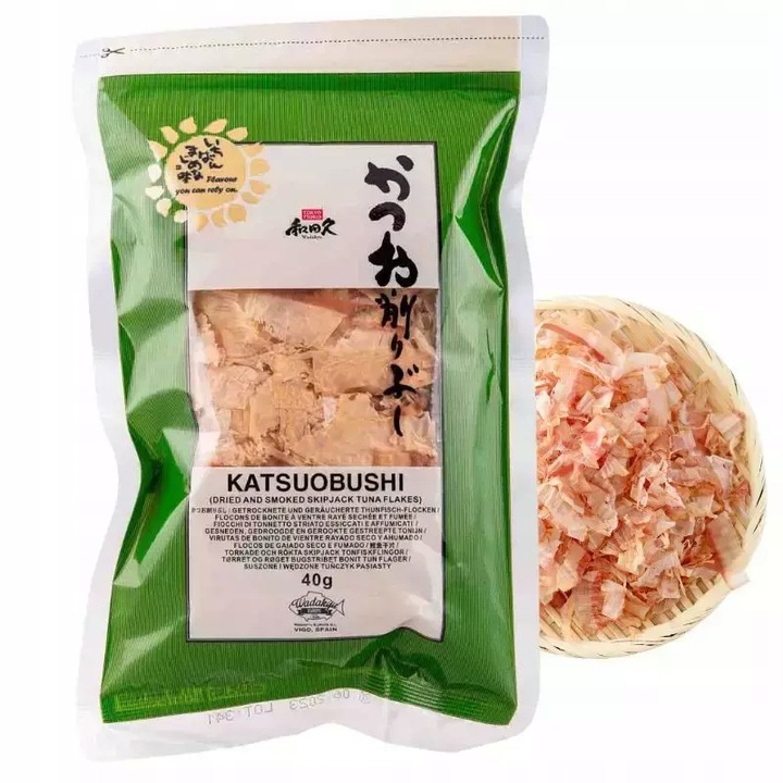 Płatki suszonego tuńczyka bonito, Katsuobushi 40g