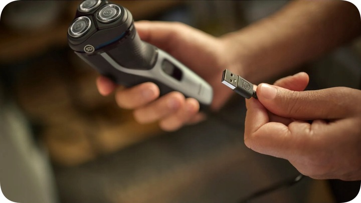 ELEKTRYCZNA MASZYNKA DO GOLENIA GOLARKA PHILIPS WODOODPORNA TRYMER DO BRODY