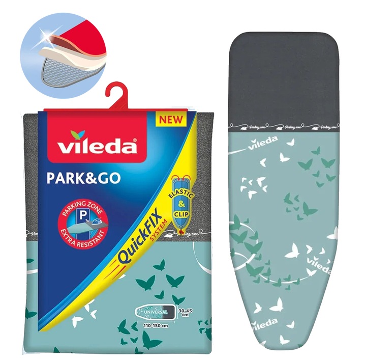 Pokrowiec Do Prasowania Na Deskę Vileda Park + Go