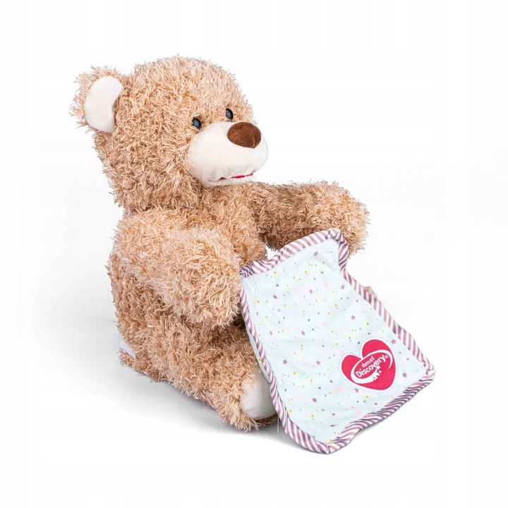 Interaktywna Maskotka, pluszak Miś A Kuku dla dzieci 18m+, Dumel