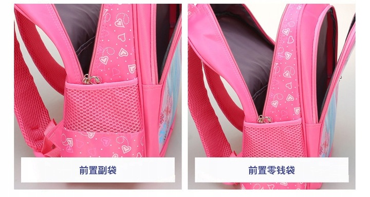 Plecak szkolny FROZEN dla dziewczynki solidny A4 KRAINA LODU mocny lekki