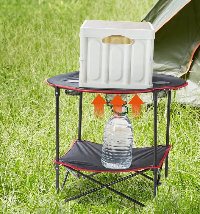SKŁADANY TURYSTYCZNY STÓŁ KEMPINGOWY STOLIK PIKNIKOWY ROZKŁADANY BIWAKOWY