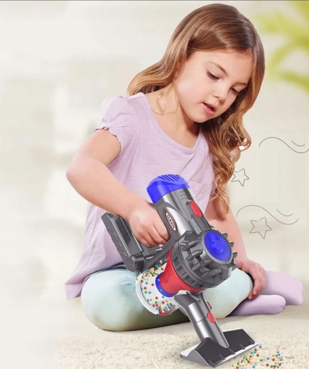 Odkurzacz dla Dzieci Pionowy Bezprzewodowy Dźwięk