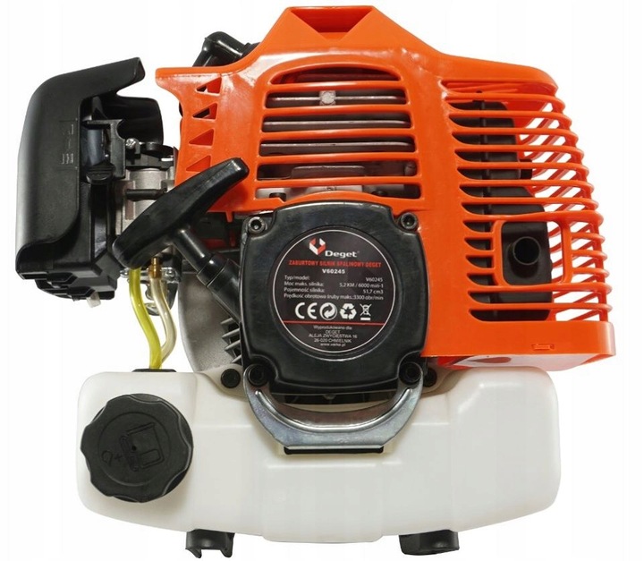 SILNIK ZABURTOWY SPALINOWY DO ŁÓDKI ŁODZI PONTONU MOCNY 5,2 KM 51,7 cm³