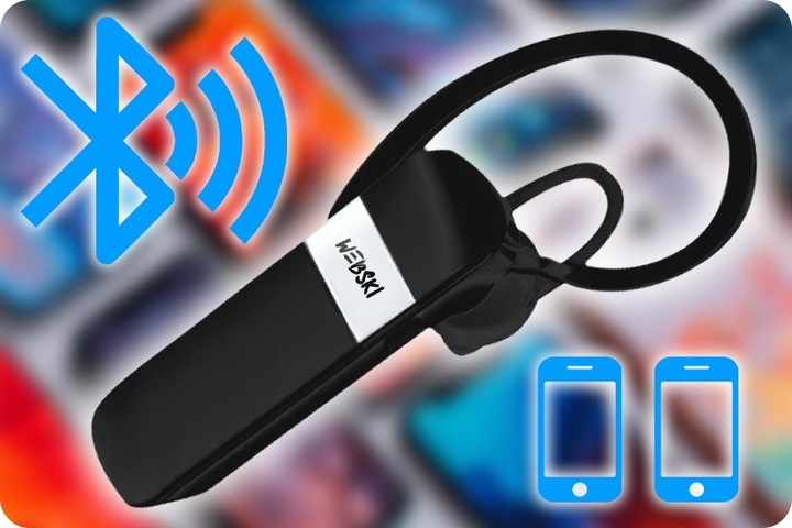 SŁUCHAWKA BLUETOOTH 5.3 ZESTAW SŁUCHAWKOWY BLUETOOTH DO ROZMÓW DLA KIEROWCY