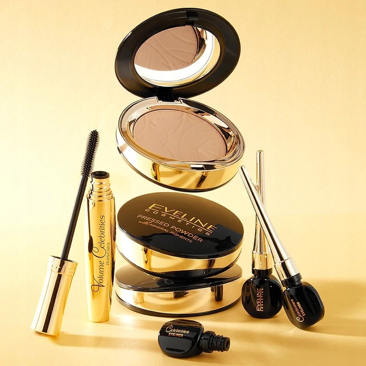 Eveline Celebrities Brązowy Eyeliner Do Oczu