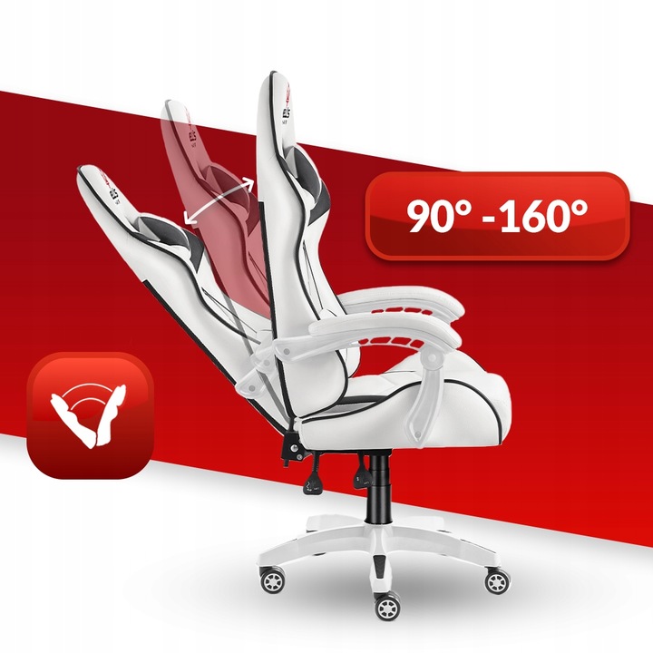 FOTEL GAMINGOWY DLA GRACZA BIUROWY HELL'S