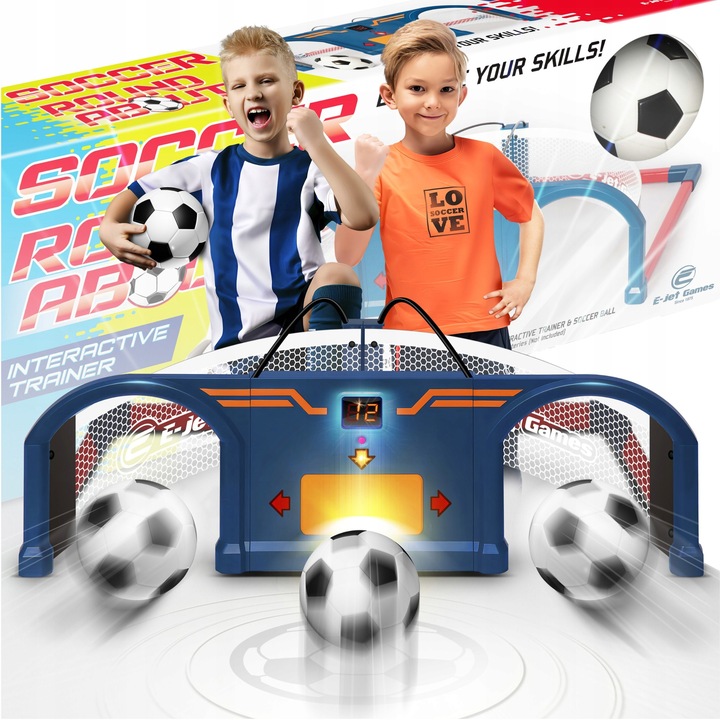 Bramka Piłkarska dla Dzieci Interaktywna Gra Piłkarska Football Roundabout