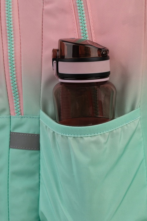 CoolPack plecak szkolny młodzieżowy Pick Gradient Strawberry miętowy róż