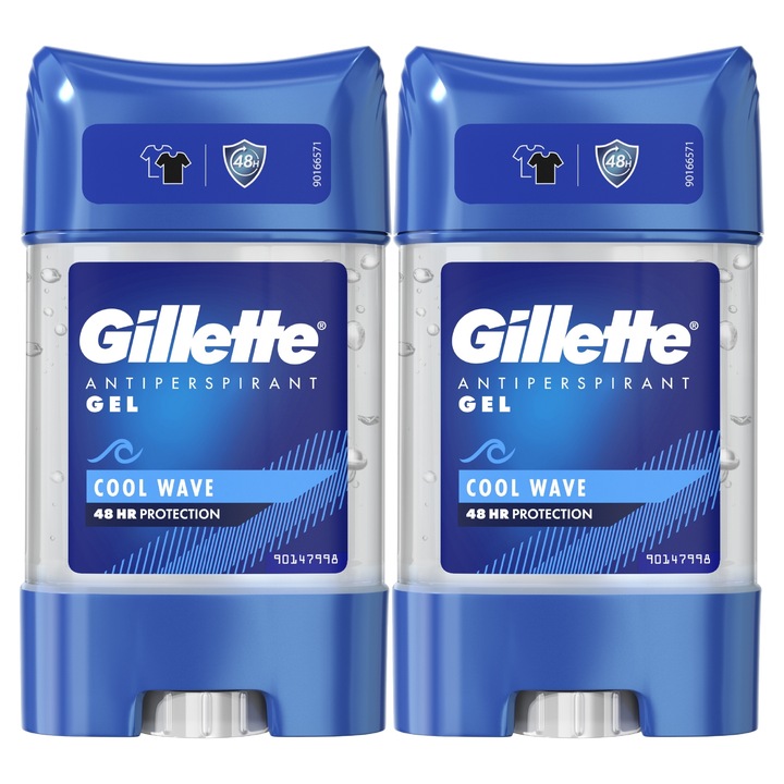 Gillette Cool Wave antyperspirant w żelu 2 x 70 ml