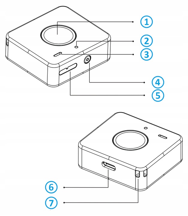 Lokalizator GPS 4G Personalny Osób Alarm Dźwiękowy IP65 Platforma Śledzenia
