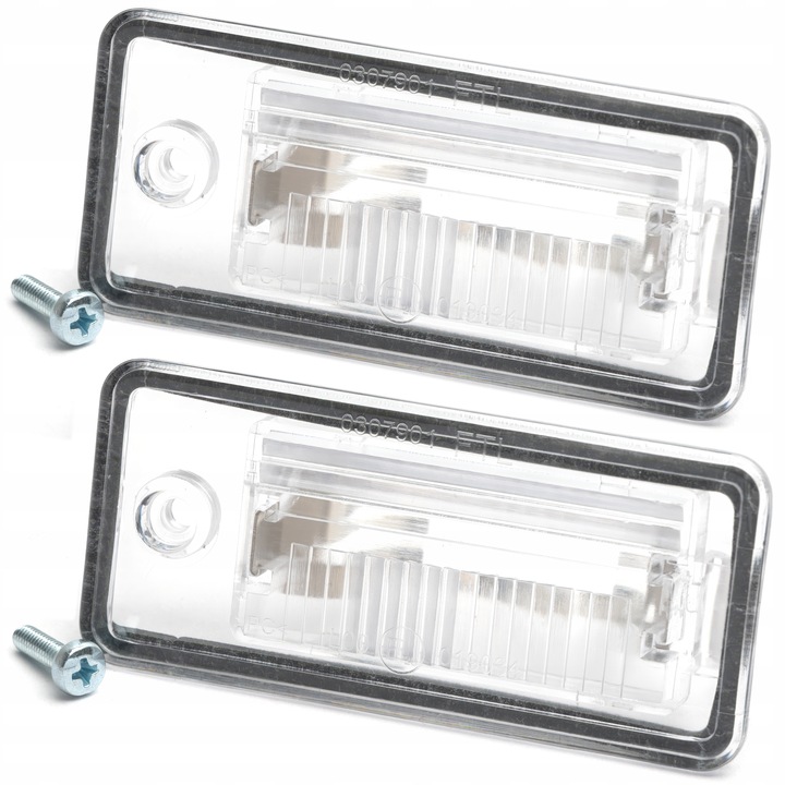 LAMPKA OŚWIETLENIA TABLICY REJESTRACYJNEJ AUDI A3 8P A4 B6 B7 A5 A6 C6 2SZT