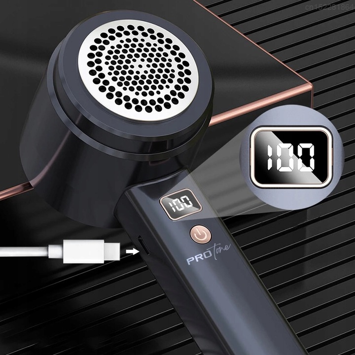 GOLARKA DO UBRAŃ TAPICERKI 8W AKUMULATOROWA +2 OSTRZA +LED +SUPER 3-SPEED