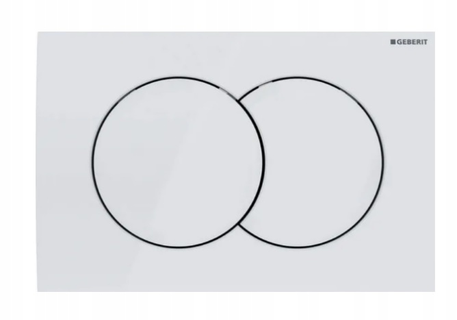 Front przednia klapka do przycisku GEBERIT Delta 01 115.107.11.1 biały