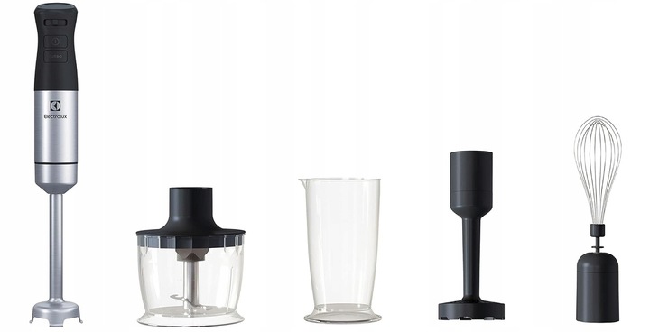 Blender Electrolux E5HB1-8SS 800W Rozdrabniacz Nasadka do Pure Trzepaczka