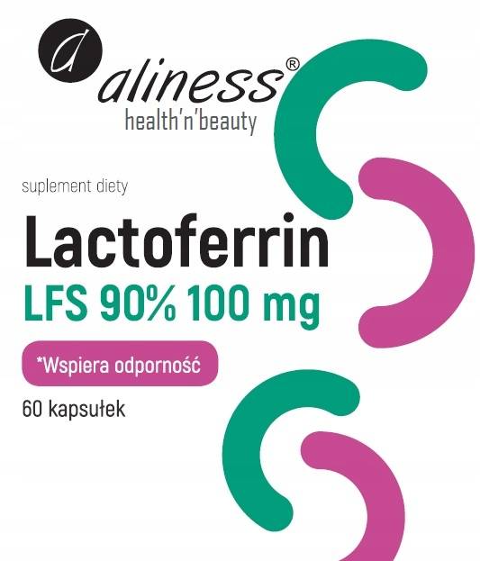 ALINESS Lactoferrin LFS 90% 100 mg x 60 kapsułek