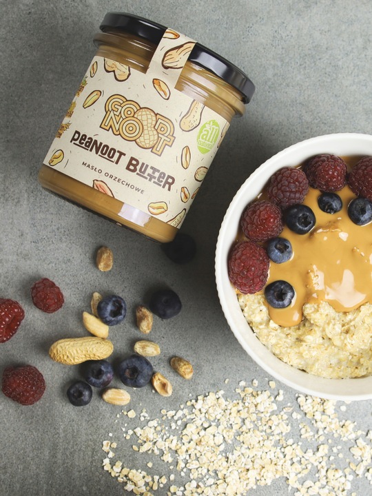 MASŁO ORZECHOWE 100% PEANUT BUTTER GOOD NOOT 300G