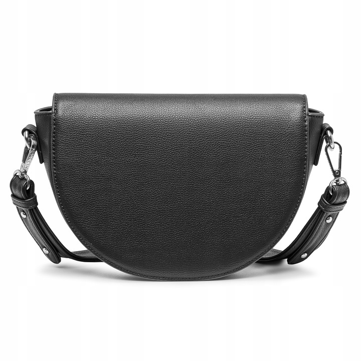 Torebka Crossbody Listonoszka Półksiężyc PUCCINI Na Pasku Czarna BML056M-1