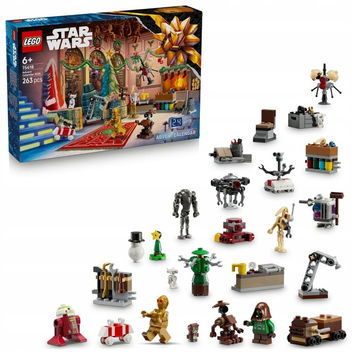 LEGO 75418 STAR WARS Kalendarz adwentowy na 2025 rok