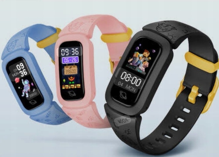 SMARTWATCH MINECRAFT SMARTBAND DLA DZIECI V102 KROKOMIERZ (3 kolory)