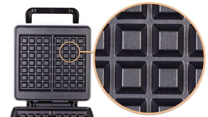 GOFROWNICA MPM MGO-13 DUŻA MOC 1400W 2 GOFRY NON-STICK