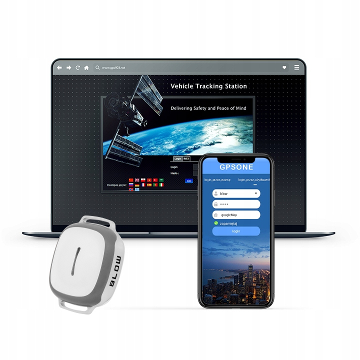 Lokalizator GPS GSM BL011 TRACKER PODSŁUCH osób zwierząt DZIECI APKA BLOW