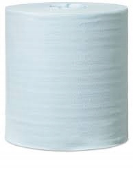 Czyściwo włókninowe krepowane turkusowe 30x38, 350 listków waga 2,2kg ROLKA