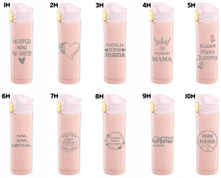 Kubek Termiczny z grawerem 420ml Twój Tekst dla Nauczyciela prezent