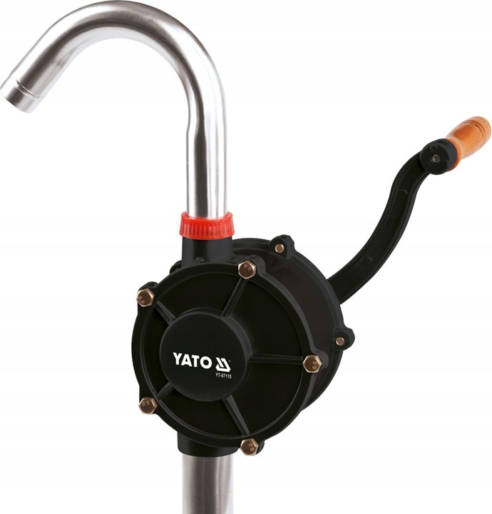 YATO POMPA POMPKA PALIWA OLEJU KORBĘ RĘCZNA BECZKI ALUM. 21L/min YT-07115