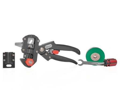 SEKATOR NOŻYCE DO SZCZEPIENIA DRZEW ROŚLIN KRZEWÓW WINOGRON ETUI + TAŚMA