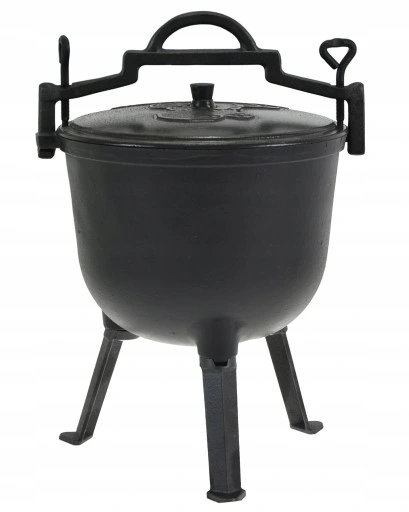 Kociołek Myśliwski 11 L Żeliwny GARNEK Pieczonek