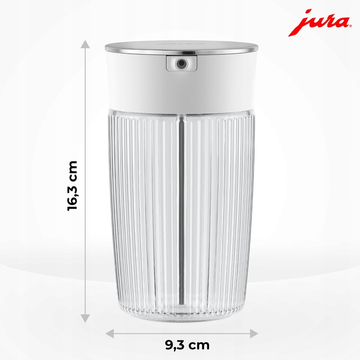 KARAFKA NA MLEKO SZKLANA POJEMNIK ZBIORNIK DO MLEKA JURA 0,5L