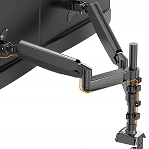 Podstawa obrotowa ze sprężyną gazową dla dwóch monitorów LCD 13-32 cale 9kg