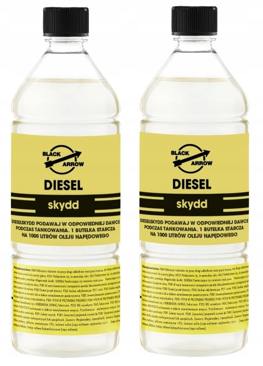 2x SKYDD DEPRESATOR DODATEK DO OLEJU NAPĘDOWEGO DIESLA BLACK ARROW 1L