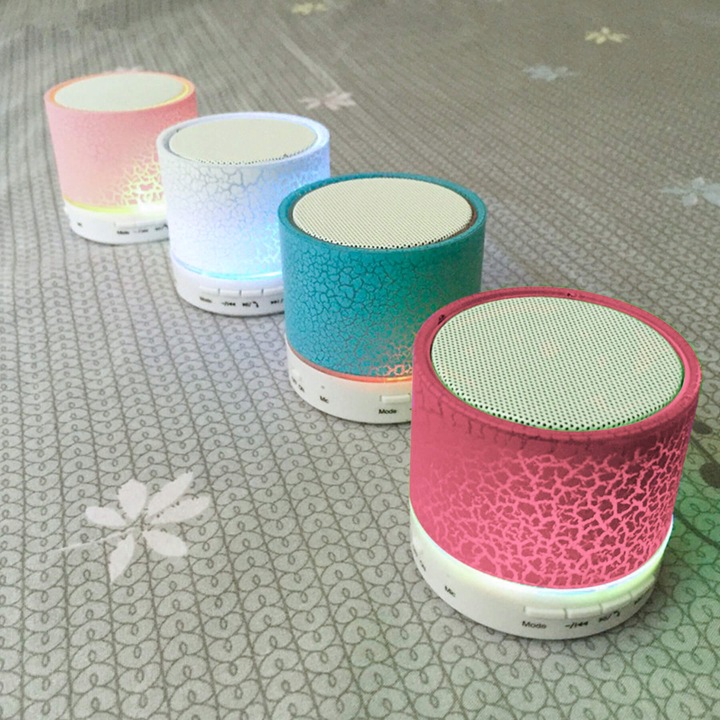 GŁOŚNIK BEZPRZEWODOWY PRZENOŚNY BLUETOOTH LED