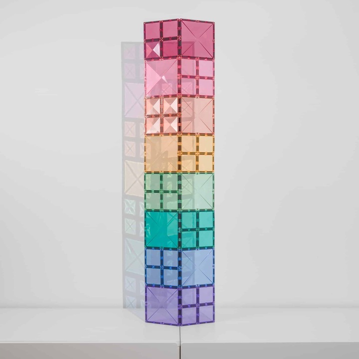 40 el. klocki magnetyczne Pastel Square Pack Connetix same kwadraty