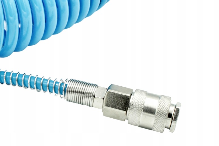 Wąż spiralny pneumatyczny 8mm POLIURETAN przewód do kompresora 10 metrów