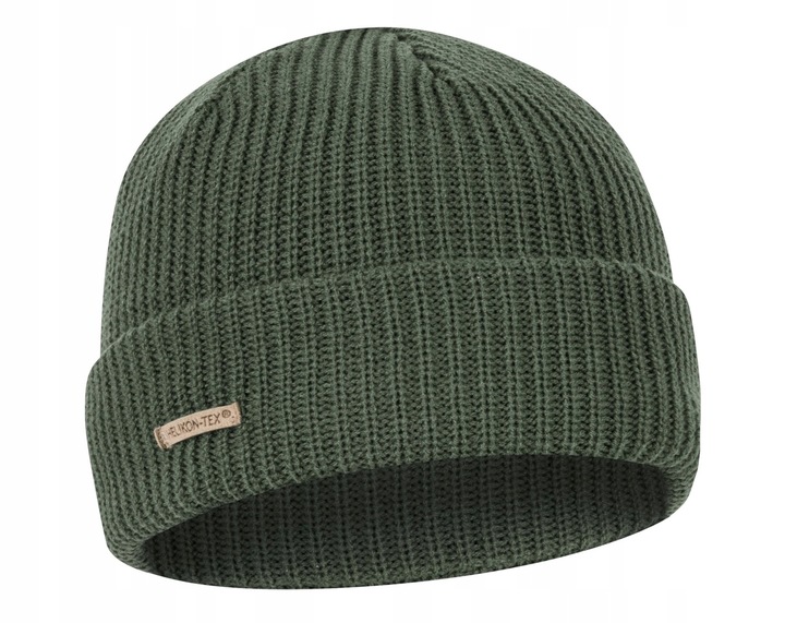 CZAPKA ZIMOWA WANDERER WEŁNA MERINO NA ZIMĘ BUSHCRAFT HELIKON OLIVE