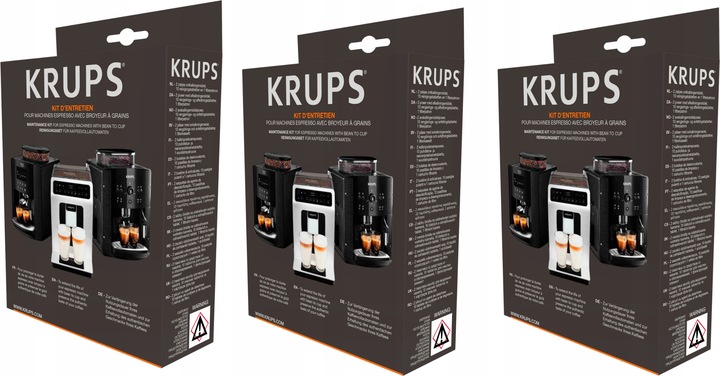 Akcesoria Filtr F088 + odkamieniacz + tabletki czyszczące do ekspresu Krups